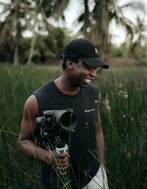 Daniel Amao, cinematographer, in Lagos